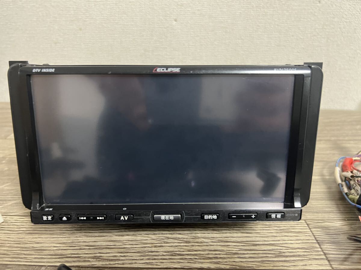 ECLIPSE イクリプス　AVN7500S メモリーナビ Bluetooth DVD SD TV　 地図データ2010年 中古品ですフルセグ 　　_画像9