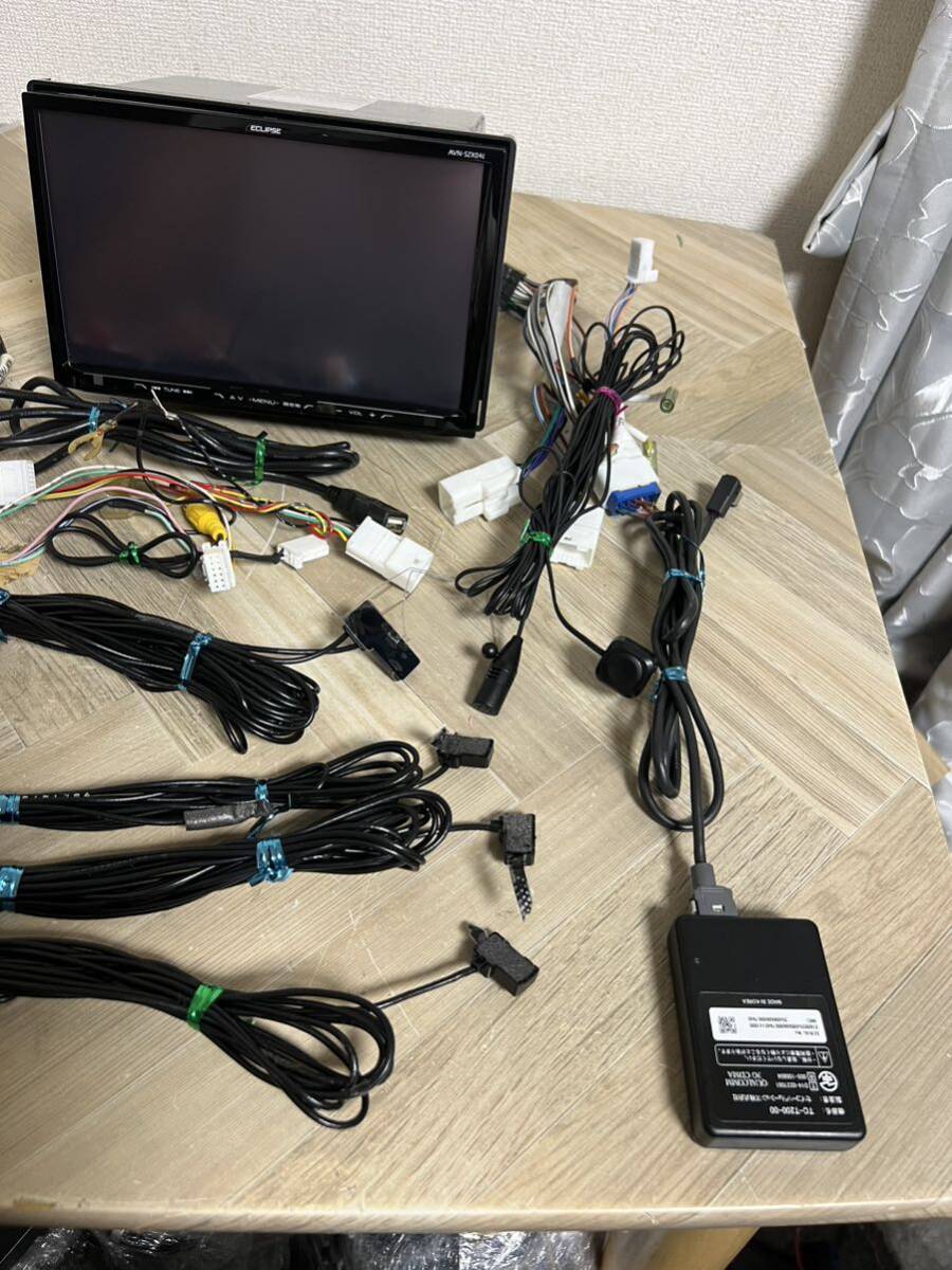 9インチ　ECLIPSE イクリプス AVN-SZX04i メモリーナビ DVD SD TV Bluetooth HDMI 地図データ2014年 中古品ですフルセグ_画像10