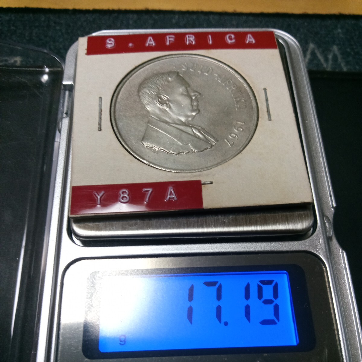 南アフリカ銀貨の画像1