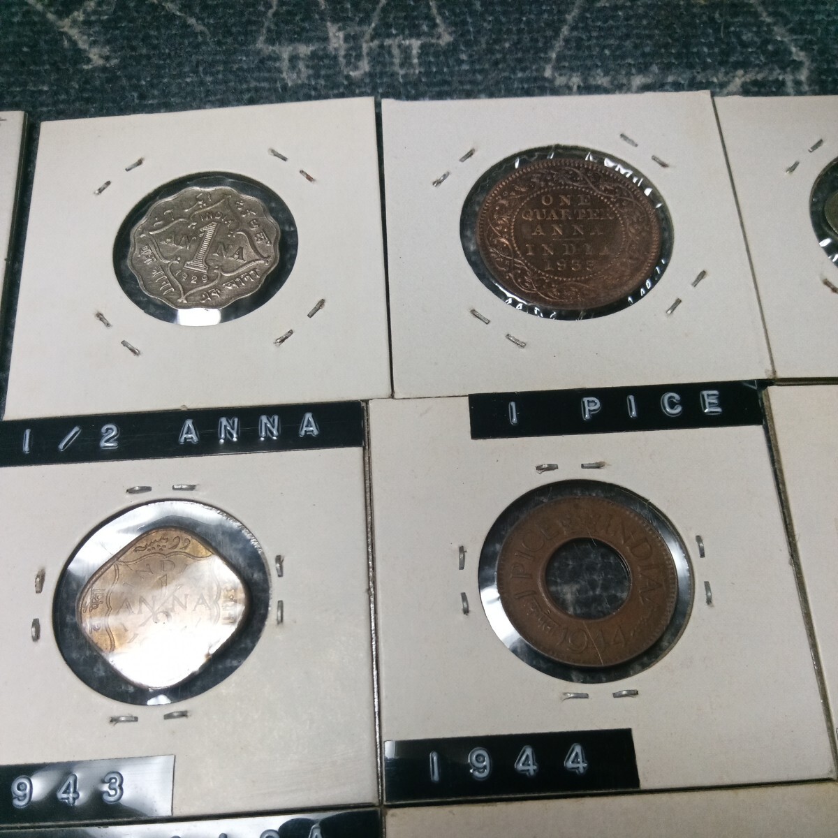 希少インド銀貨４枚 硬貨１８枚 計２２枚 古銭の画像4