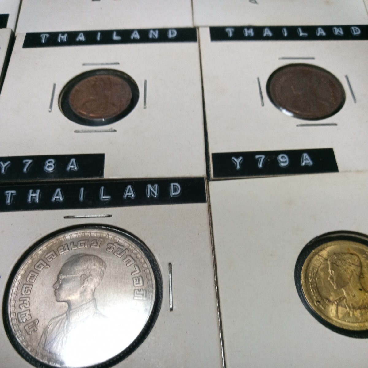 タイ銀貨と硬貨 総数18枚 古銭の画像6