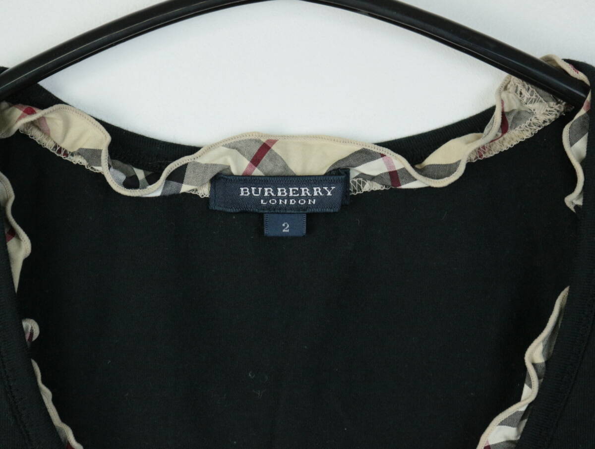 B432/Burberry/バーバリー/バーバリーロンドン/レディース/半袖Tシャツ/カットソー/トップス/レディース/2サイズの画像4