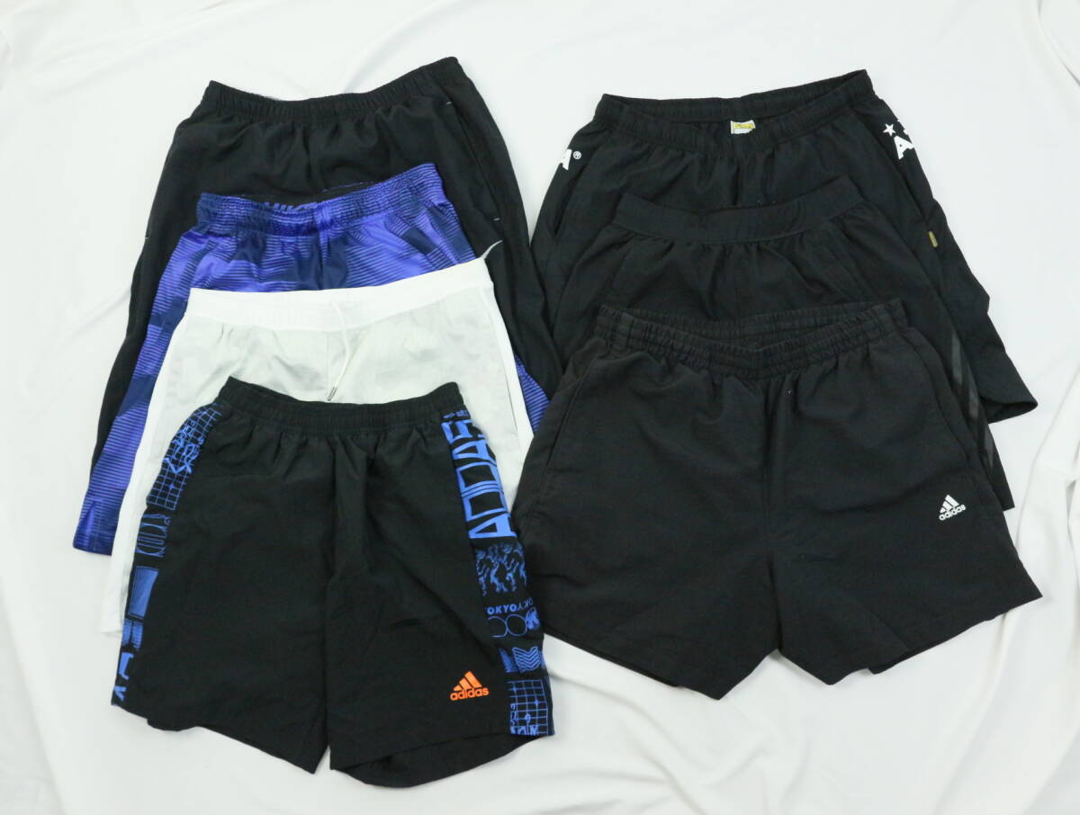 B691/NIKE/ATHLETA/ADIDAS/ナイキ/アスレタ/アディダス/スポーツショートパンツ/ランニングショーツ/7本セット/まとめ売り/メンズ/S~XOの画像1