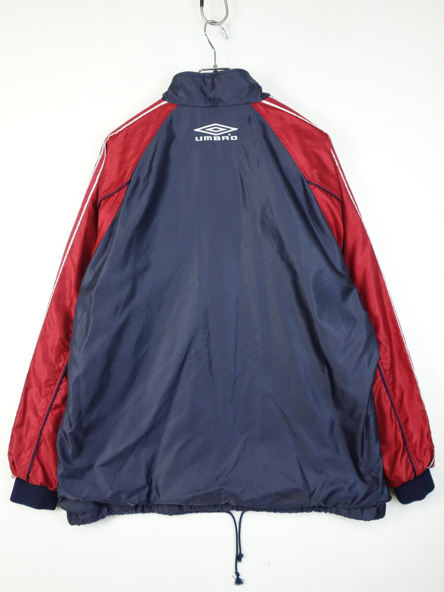 B763/90s/UMBRO/アンブロ/日本製/ナイロントラックジャケット/ウィンドブレーカー/メンズ/XOサイズの画像2