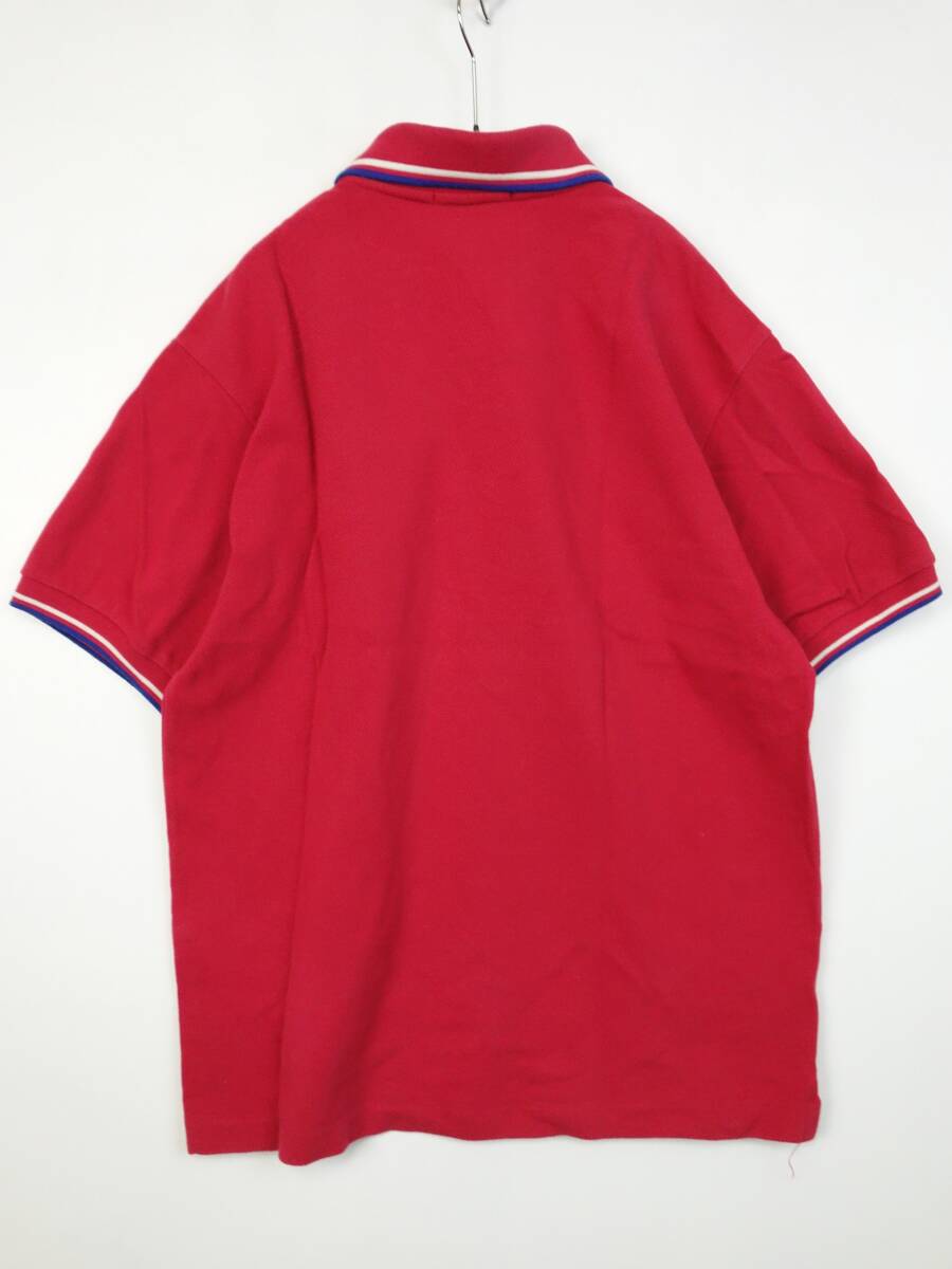 B974/Fred Perry/フレッドペリー/美品/日本製/半袖ポロシャツ/ピケシャツ/Mサイズ/レッド系_画像4