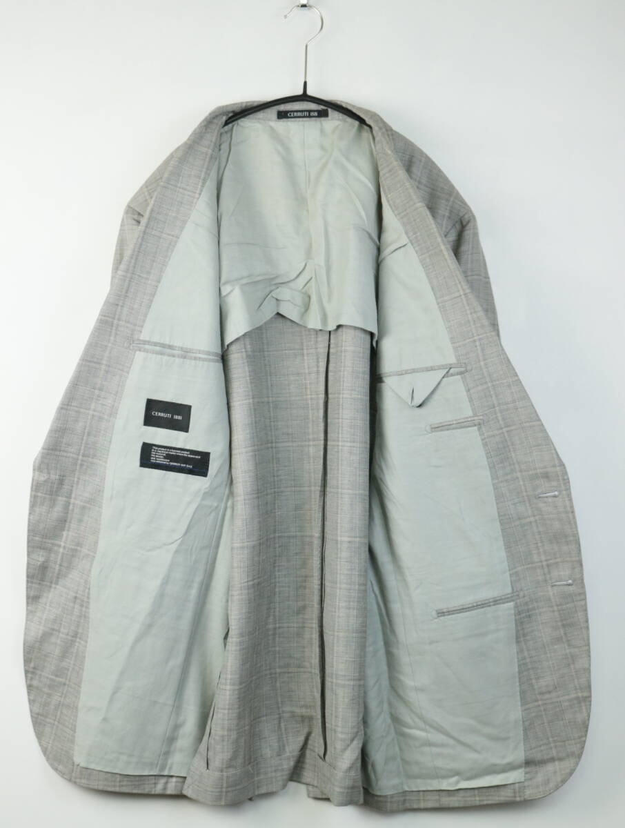 B457/CERRUTI 1881/日本製/リネンウールジャケット/L相当/ブレザー/テーラードジャケット/麻入りの画像5