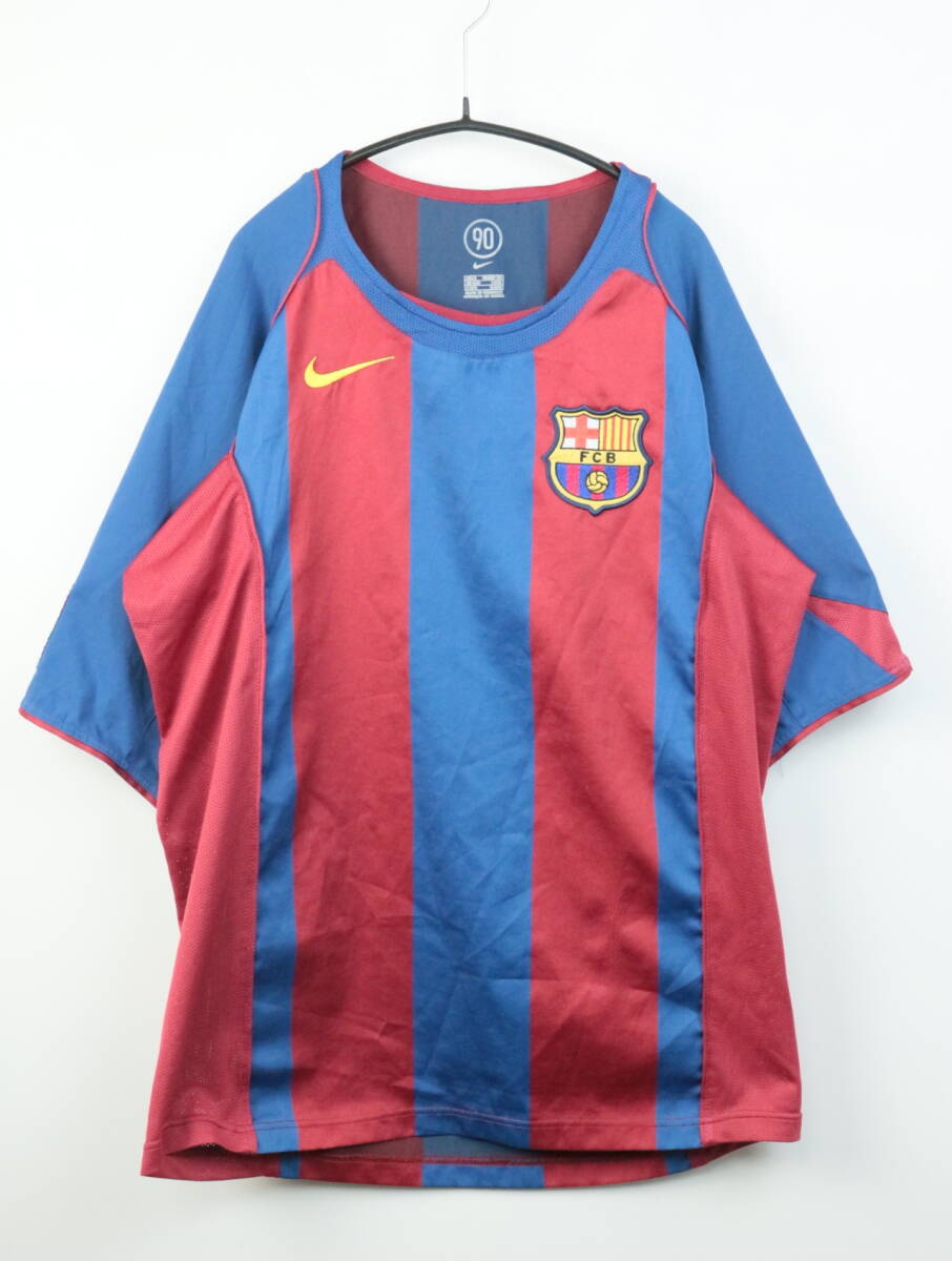 B582/FCバルセロナ/FCB/LFP/NIKE/ナイキ/バルサ/ホーム/Carles Puyol/カルレス プジョル/サッカーユニフォーム/レプリカトップス/メンズ/Sの画像1