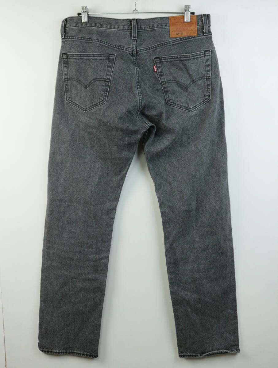 B845/Levi\'s/ Levi's /Lot 501 *93/ jeans / Denim pants / button fly /501/ black jeans /W33 size 