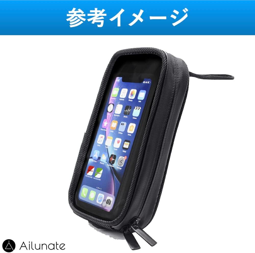 Ailunate バイク タンクバッグ スマホ ホルダー マグネット バッグ バイク用 ケース スマートフォン カバー 防水 小型の画像8