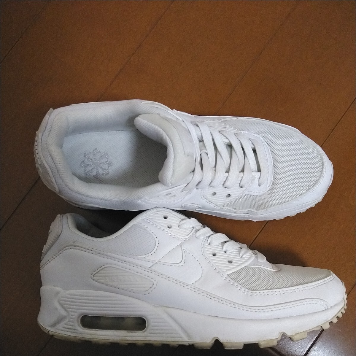 NIKE Nike AIRMAX air max 90 белый 23.5cm способ машина 