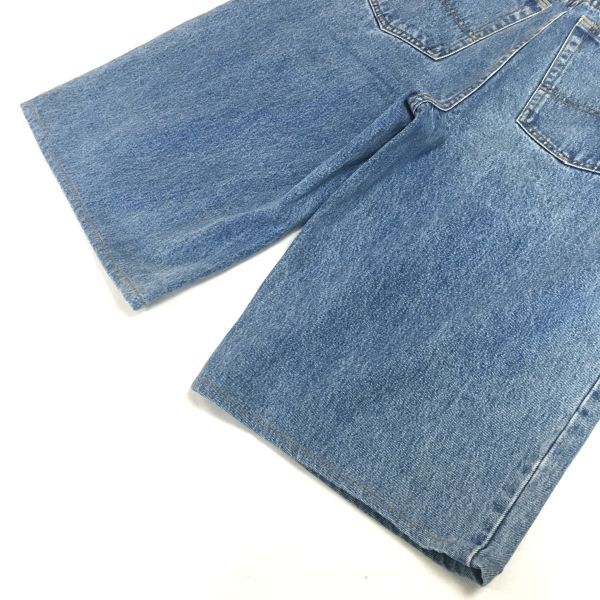 POLO JEANS ハーフパンツ 裾カットオフ W32 90's ヴィンテージ デニム USA製 POLO Ralph Lauren メンズ M相当 青 アメリカ製 ポロジーンズ_画像9