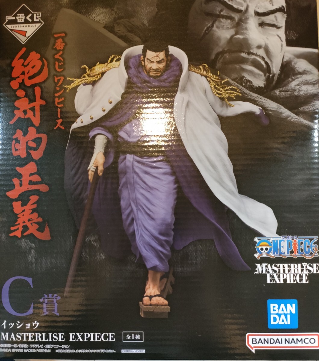 新品　Ｃ賞 イッショウ 一番くじ ワンピース 絶対的正義 MASTERLISE EXPIECE フィギュア ONEPIECE 海軍 藤虎 マスタライズ １番くじ_画像1