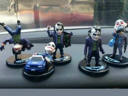 バットマン　ダークナイトジョーカー　未開封5体　JOKERフィギュア 