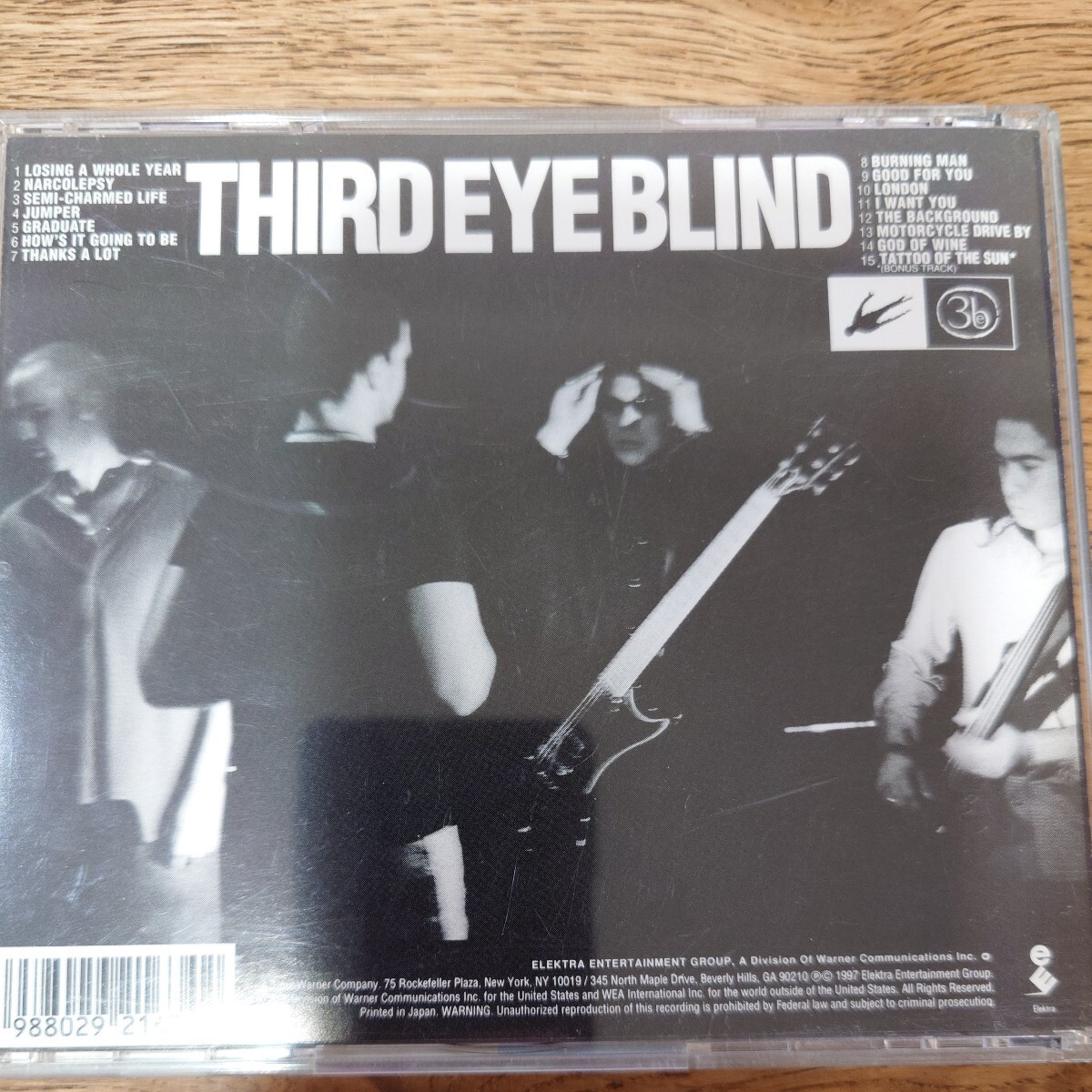 サードアイブラインド CD Thirdeye blind 日本盤　帯付き_画像2