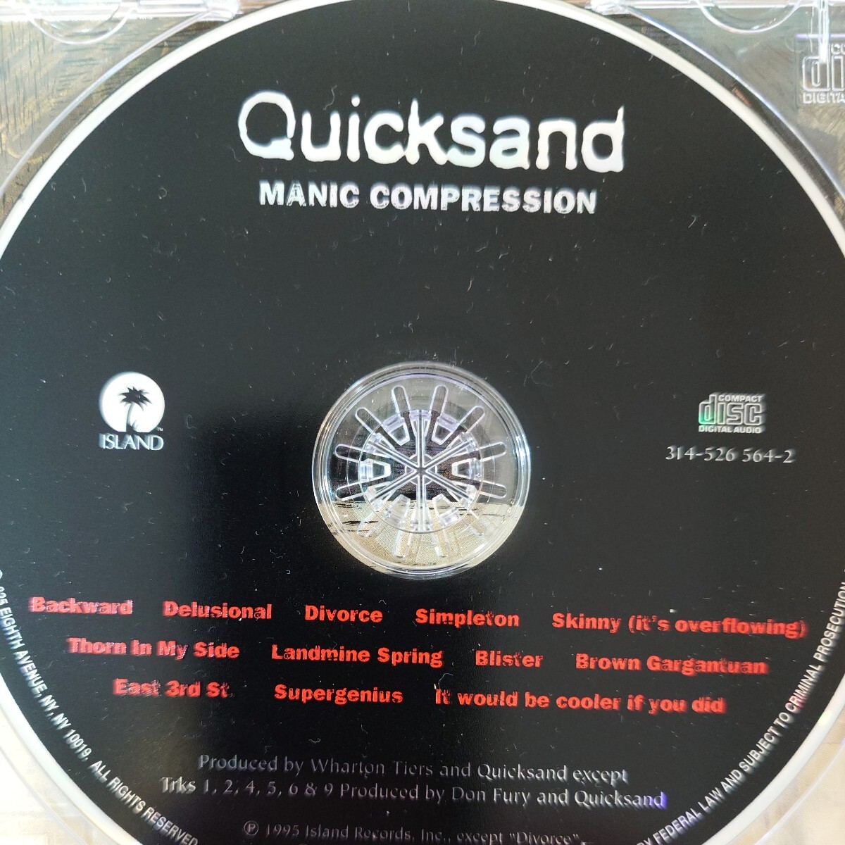 【輸入盤】 ＭＡＮＩＣ ＣＯＭＰＲＥＳＳＩＯＮ／クイックサンド　CD quicksand_画像3