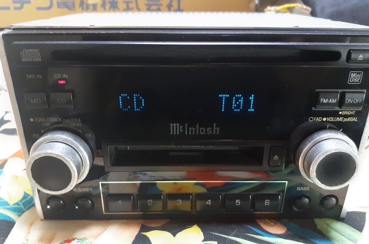 流用OK AUX2系統入力仕様 デジタル出力付Bluetooth5.0使用可 PF-4025I CDMD AUX×2 McIntosh スバル BH マッキントッシュ 汎用化635 _CD再生OK