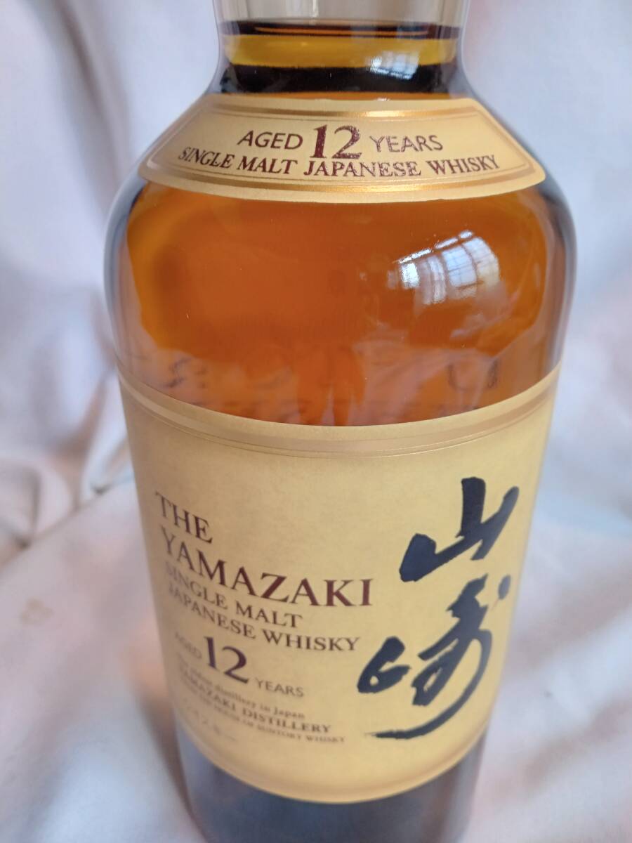 未開栓 サントリー 山崎 12年 シングルモルト ウイスキー/THE YAMAZAKI SINGLE MALT JAPANESE WHISKY AGED 12 YEARSの画像6