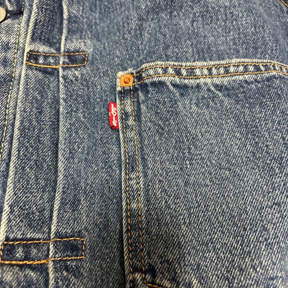  Gジャン Levi's/リーバイス TYPE I デニムジャケット ミディアムインディゴSTONEWASH サイズLの画像4