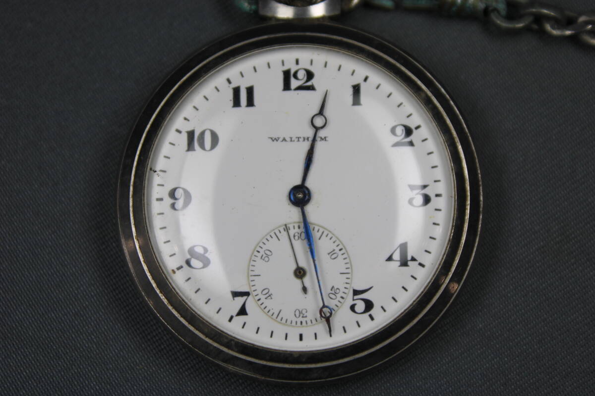 稼働品 WALTHAM ウォルサム 懐中時計 アンティーク レトロ 手巻き ゼンマイ式の画像1