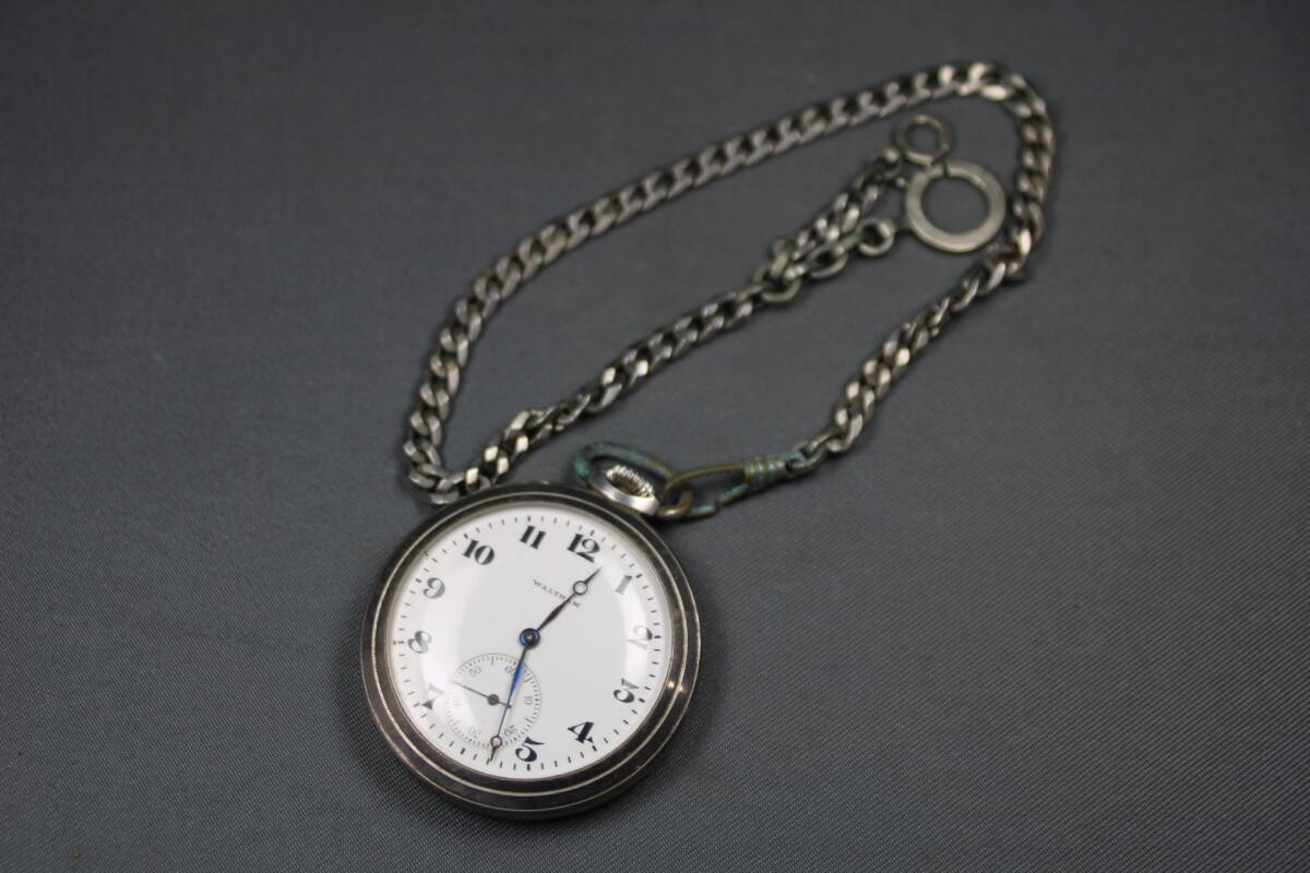 稼働品 WALTHAM ウォルサム 懐中時計 アンティーク レトロ 手巻き ゼンマイ式の画像5