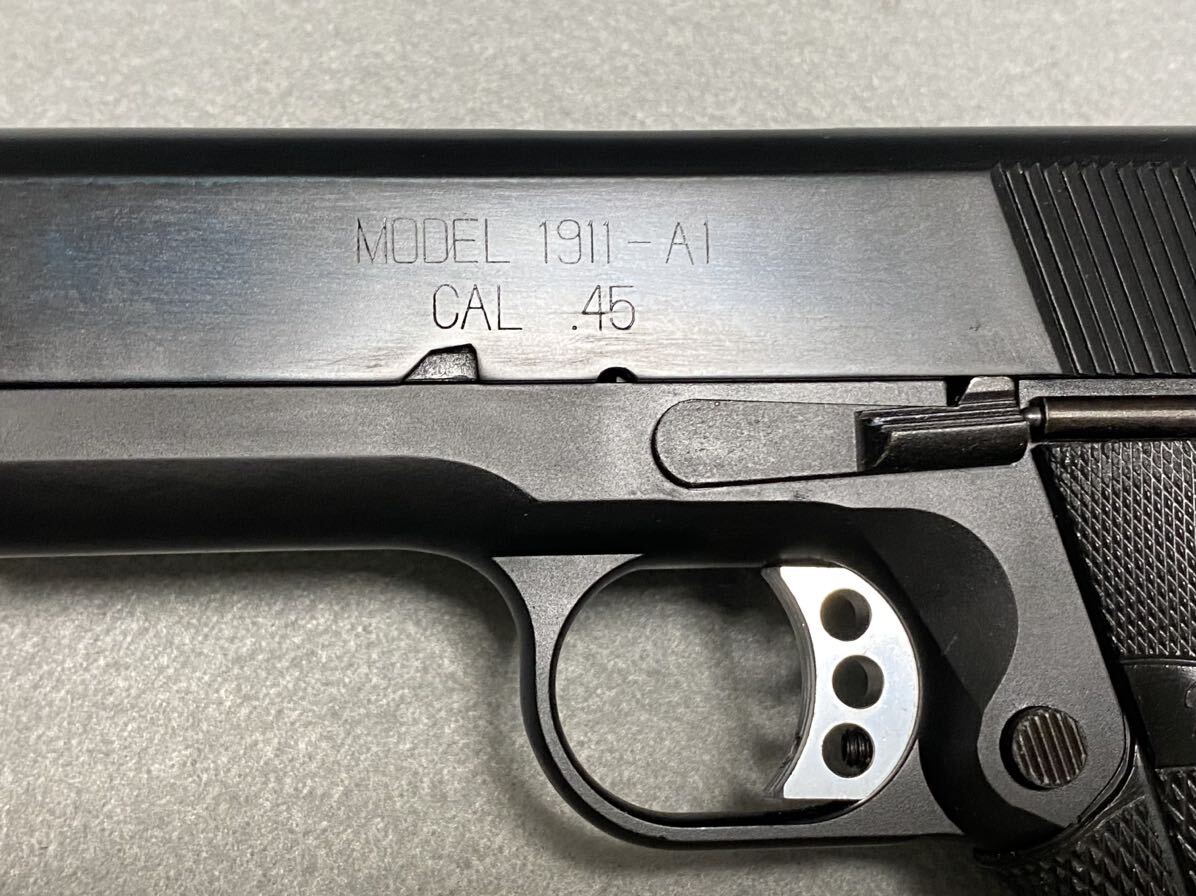 完動美品 MGC 台東商事 MEU ピストル カスタム HW MEU Pistol M1911A1 ガバメント リアルサイズ カートリッジ 発火式 モデルガン GM12 GM5の画像4