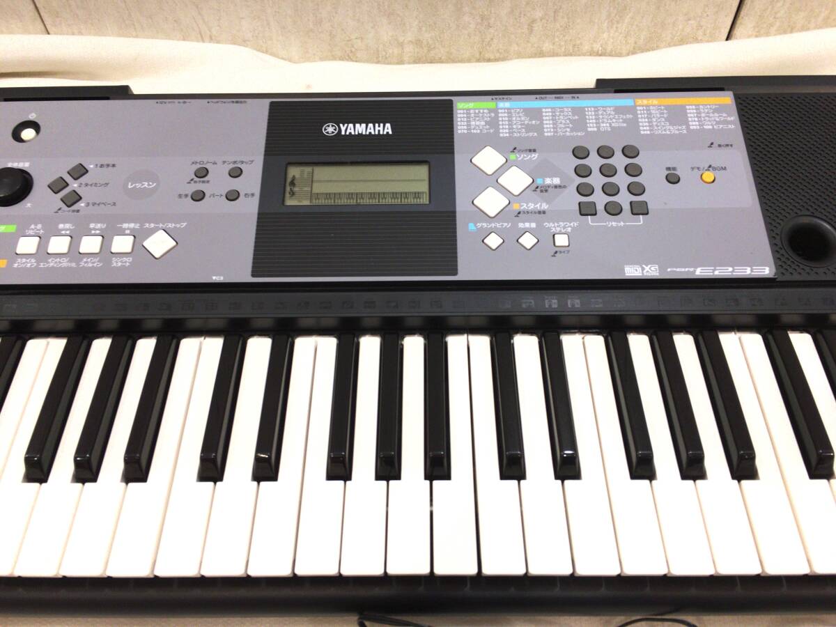 #11490#YAMAHA PSR-E233 Yamaha электронное пианино клавиатура клавиатура электронный клавиатура 