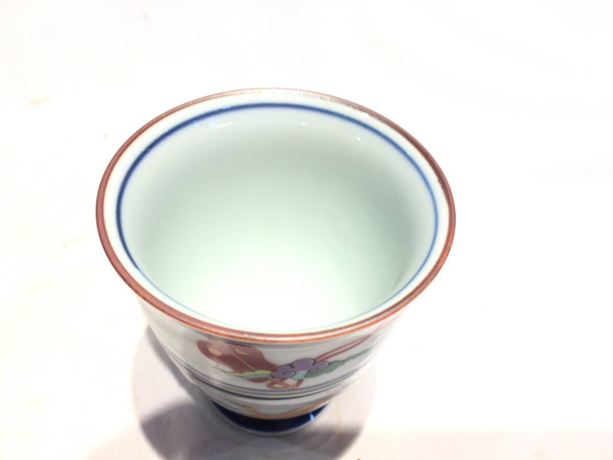■11546■未使用■有田焼 楽祥 フリーカップ コップ 陶器 5客 茶器 _画像3