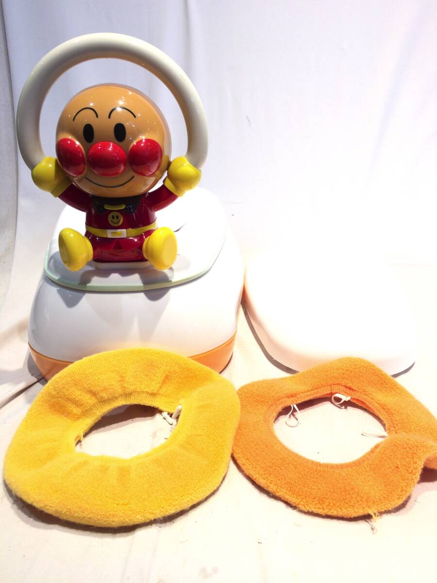 #11521# Pinot chio Anpanman горшок вспомогательный стульчак стремянка туалет тренировка игрушка tore baby Kids сиденье для унитаза 