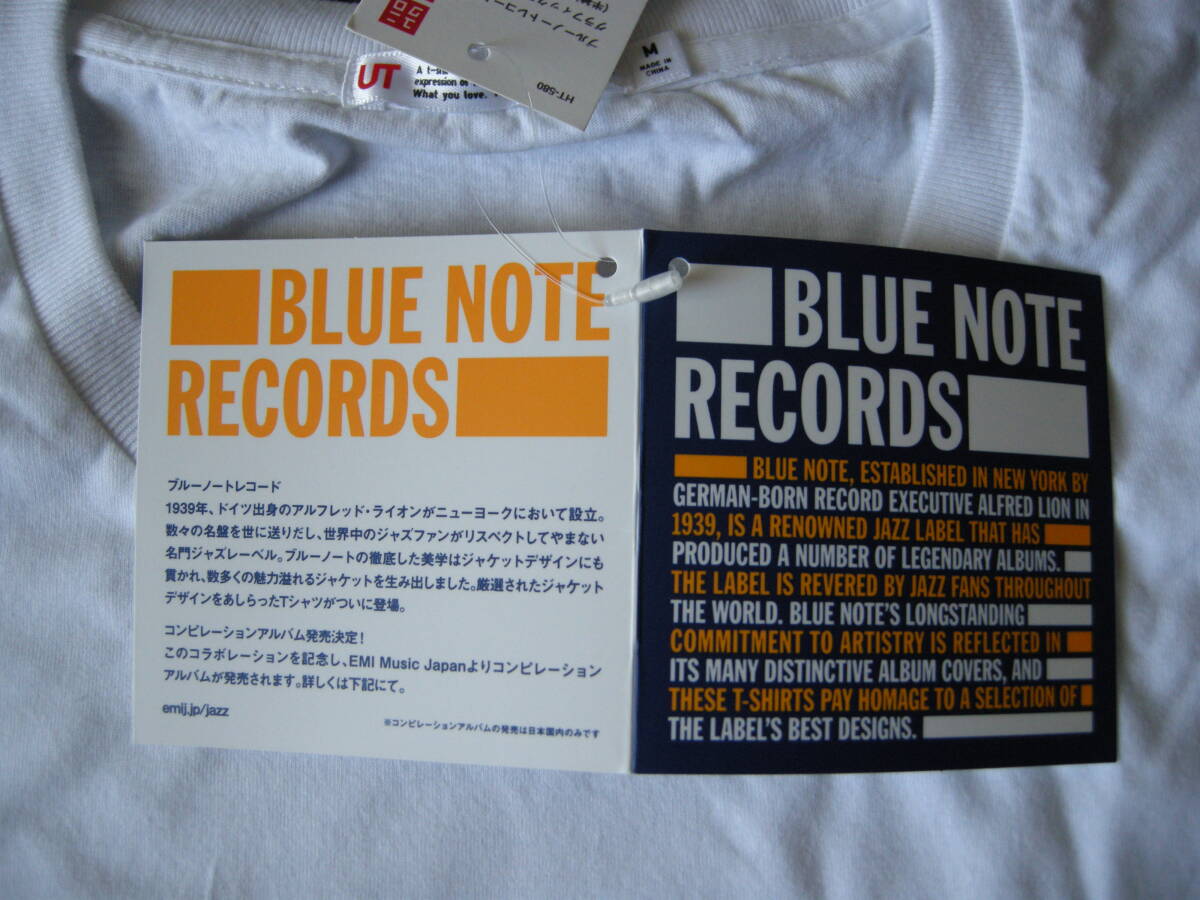 ユニクロ/UT BLUE NOTE コラボ Tシャツ「JOE HENDERSON/IN 'N OUT」(UT特製ボトル入り/Mサイズ/タグ付き/未使用新品）_画像5