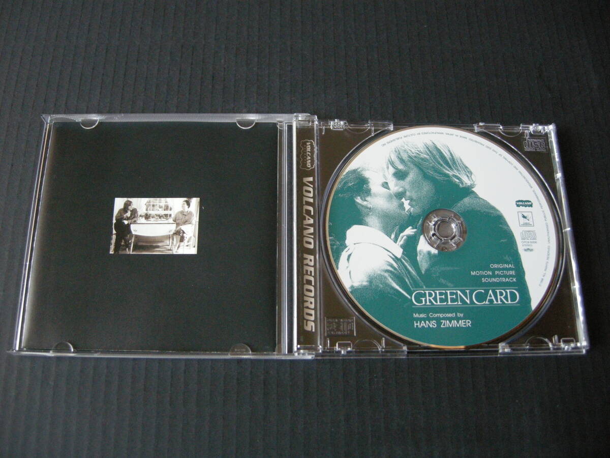 ハンス・ジマー (HANS ZIMMER) 映画「グリーン・カード」(GREEN CARD) サウンドトラック (帯付・VOLCANO RECORDS・国内盤)の画像5