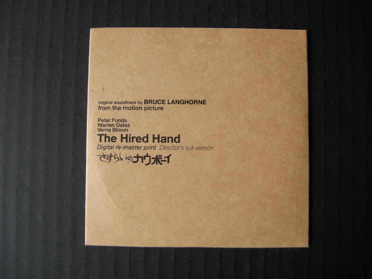 ブルース・ラングホーン (BRUCE LANGHORNE) 映画「さすらいのカウボーイ」(THE HIRED HAND) サントラ (2トラック収録シングルCD・非売品）の画像1