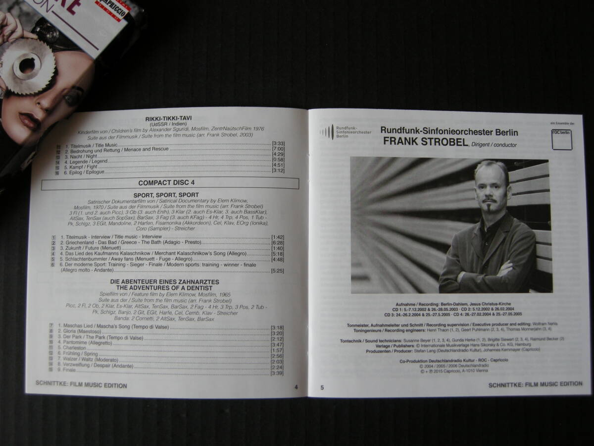 「アルフレッド・シュニトケ映画音楽集」(ALFRED SCHNITTKE/FILM MUSIC EDITION)(4枚組ボックセット・CAPRICCIO/AUSTRIA盤)_画像6