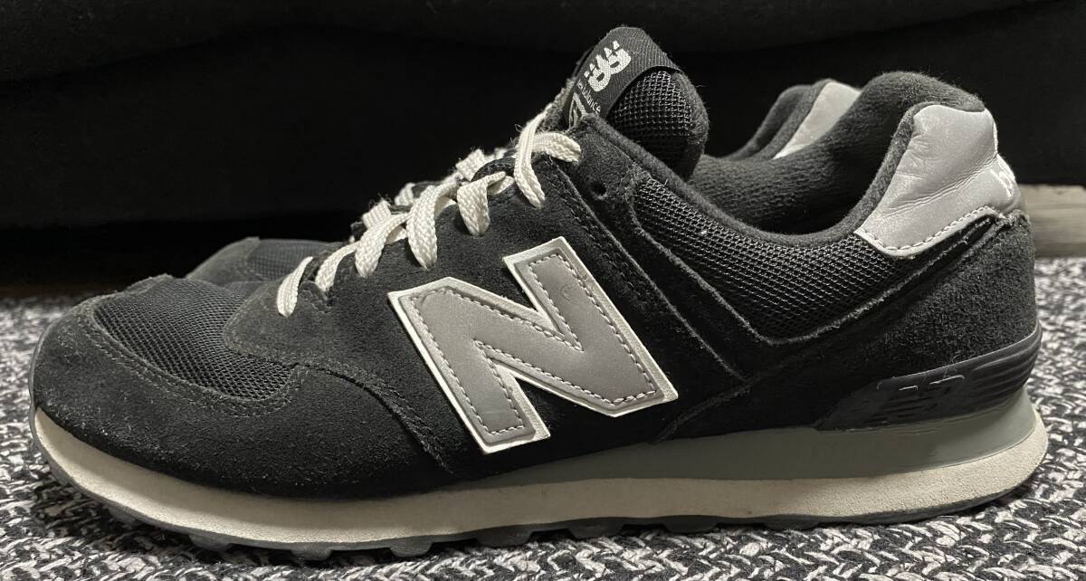 定価10,780円NEW BALANCE ニューバランス M574NK ENCAP搭載 スニーカー 28cm BLACK 996 1400 USA_画像3