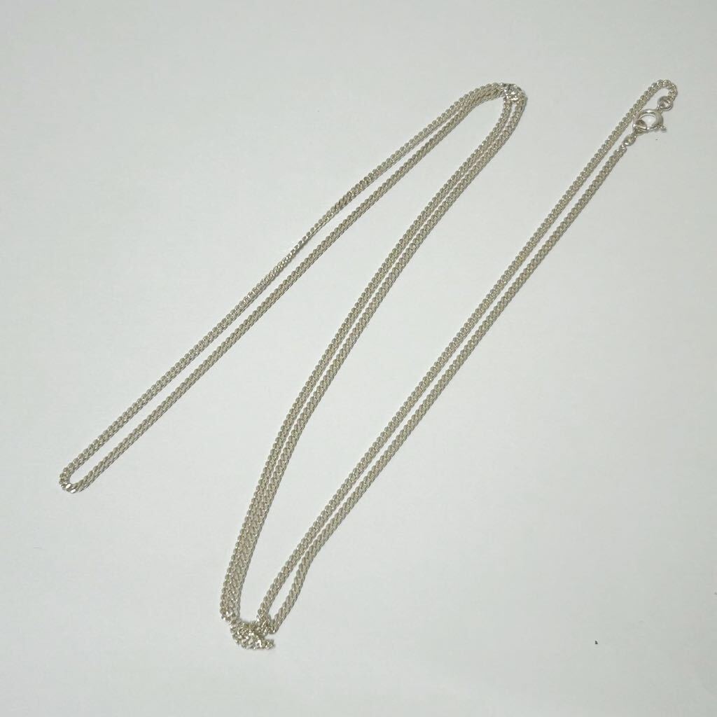  silver 925 long chain necklace 80cm