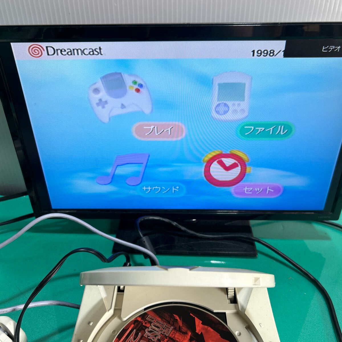 SEGA Dreamcast HKT-3000 HKT-7100 ドリームキャスト 通電OK 現状 動作未確認の画像4