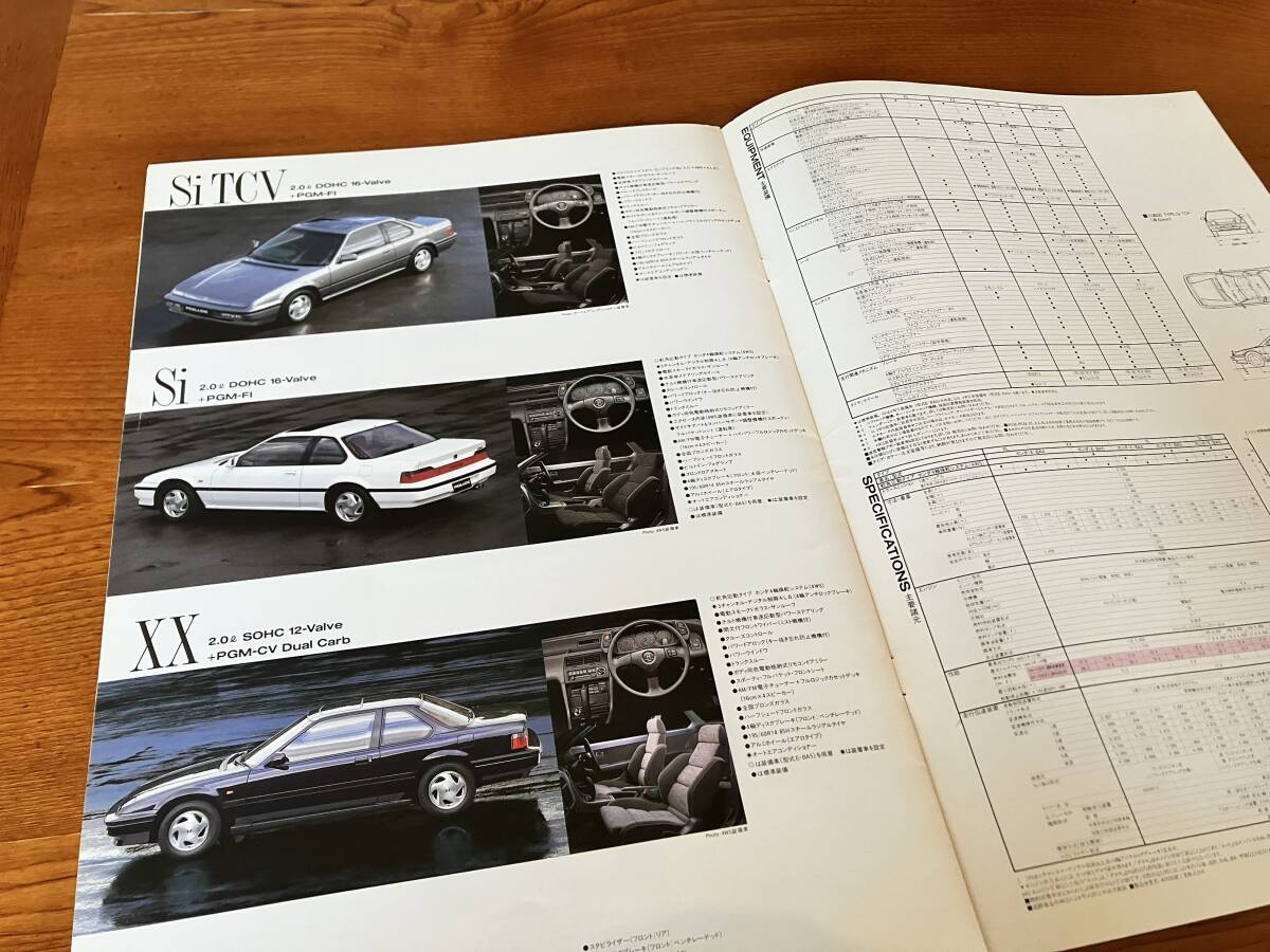  Prelude PRELUDE 1989 год 11 месяц большой размер каталог Honda HONDA