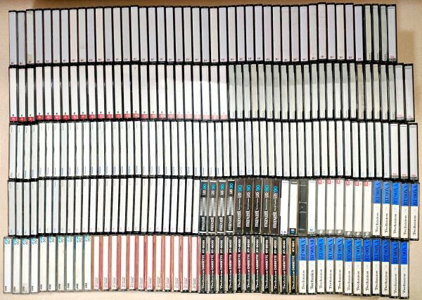 カセットテープ 約242本 使用済み 録音済み まとめ売り SONY Panasonic maxell FUJI FILM Tecnics など まとめて 大量(140)_画像1