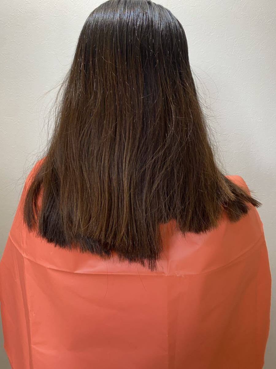 髪束 日本人 女性 50センチヘアドネーション の画像3