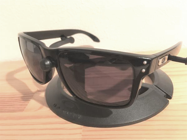 交換用レンズ ブラック 偏光 OAKLEY HOLBROOK Black ホルブルック 黒 オークリー レンズ拭き付_画像3