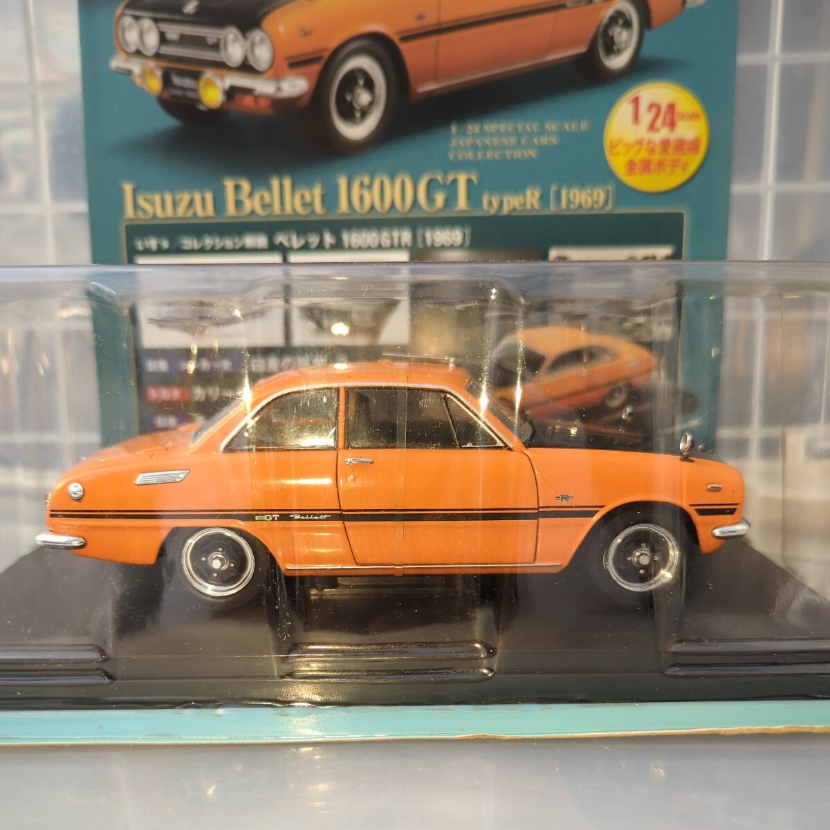 1/24 国産名車コレクション いすゞ ベレット 1600GT typeR 1969_画像3