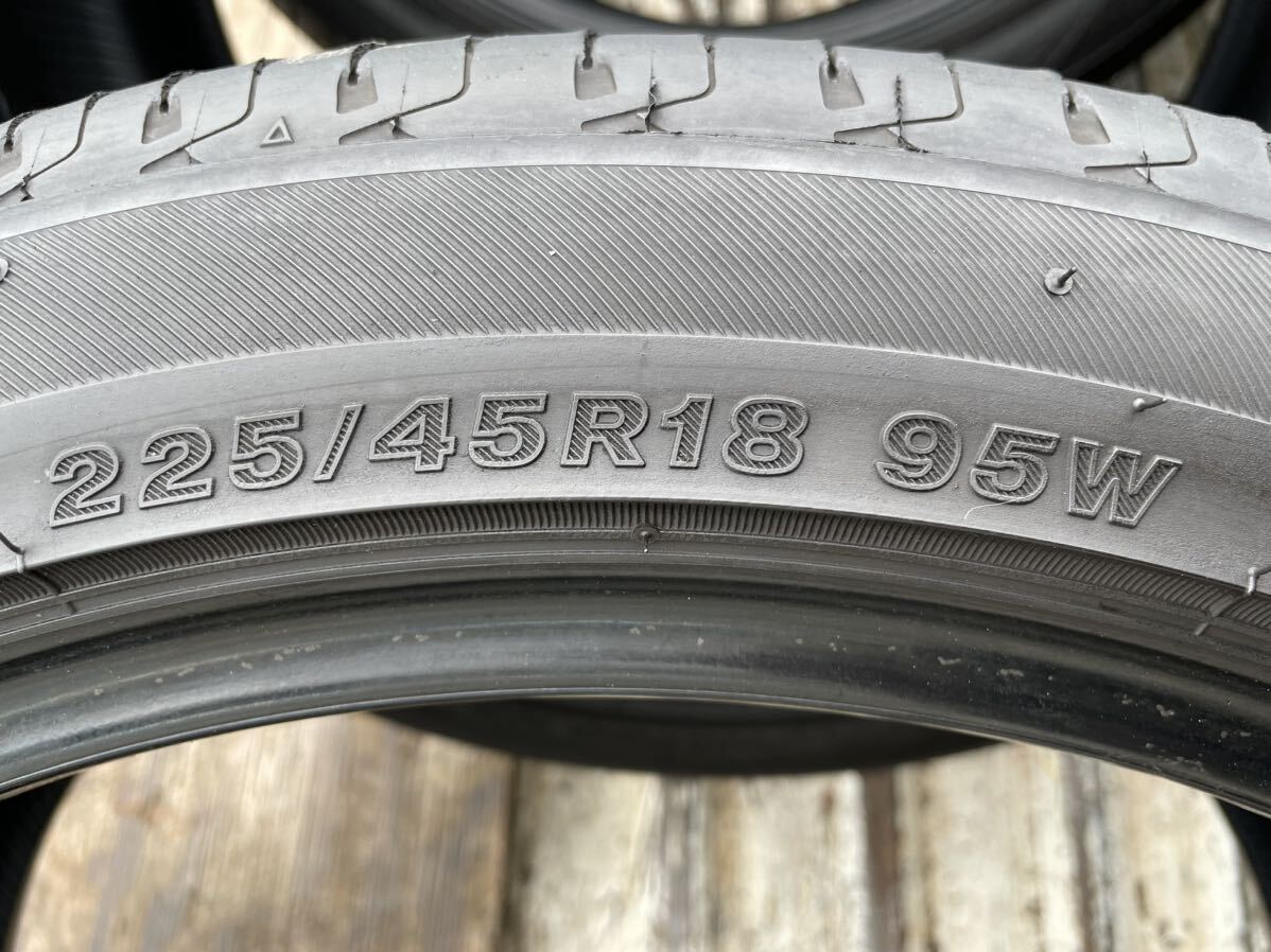 溝有り！美品！B.S REGNO GR-X2 225/45R18 4本 2021年 48週_画像7