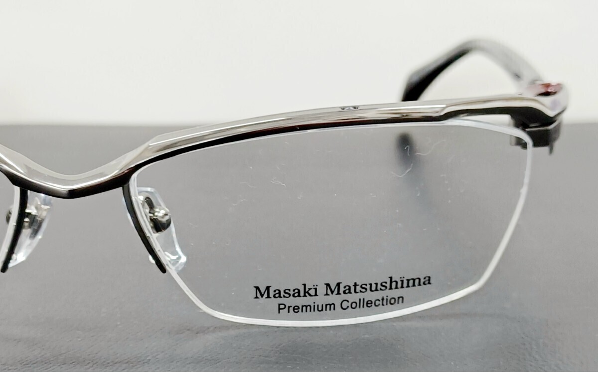 マサキマツシマ プレミアムコレクション Masaki Matsushima MFP-568 ②ライトグレー・レッド 58 ナイロール 日本製 前掛 ケース付 未使用の画像5
