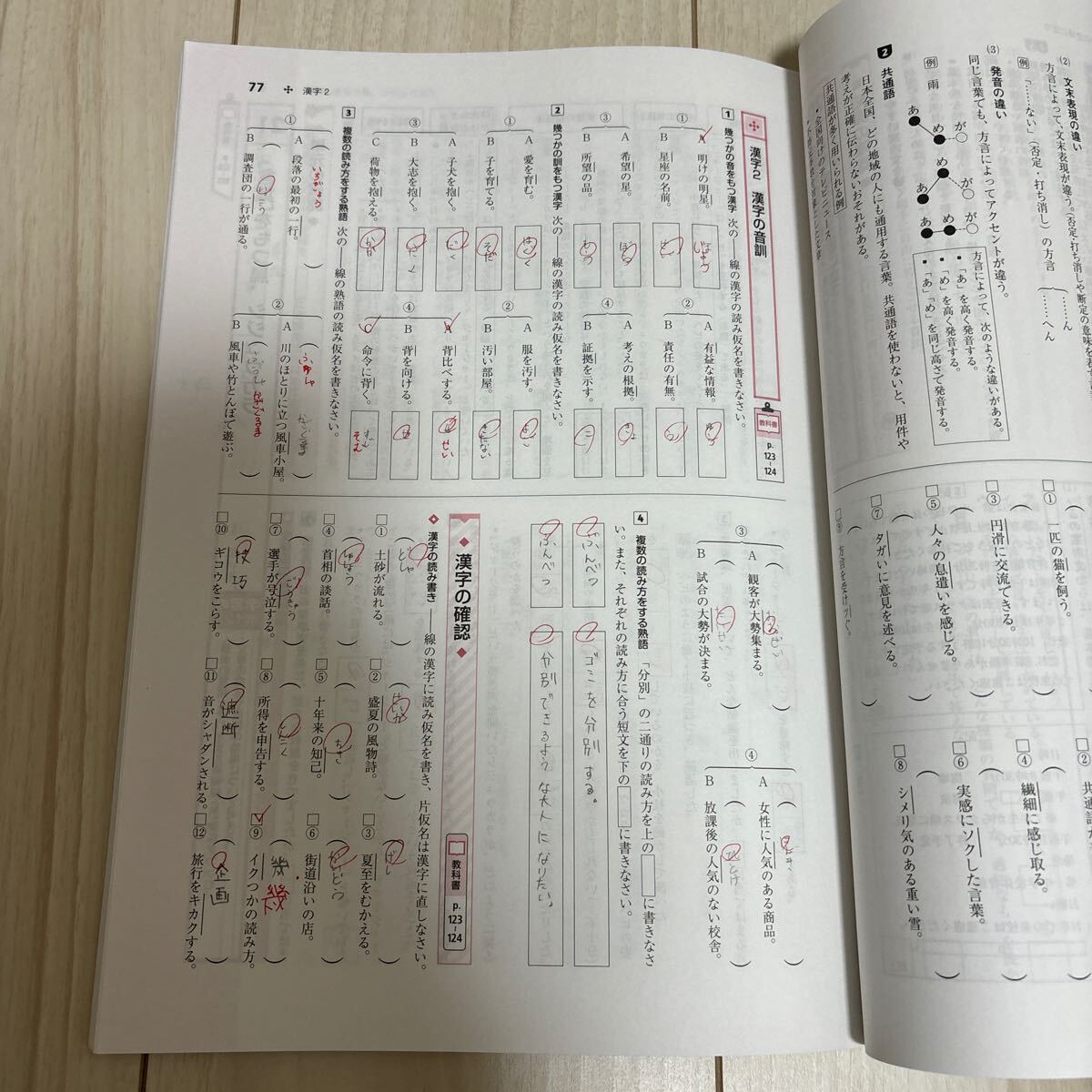 中学必修テキスト国語 1 中学定期テスト対策高校入試対策塾専用_画像8