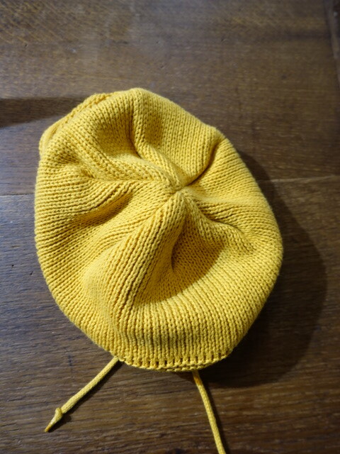 タイトブース TIGHTBOOTH ニットキャップ ニット帽 ビーニー 黄色の画像4