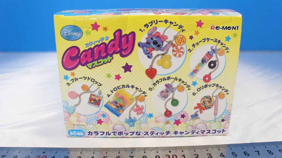 E3638★★同梱不可★★リーメント ディズニー スティッチCandyマスコット 8箱入り 未開封_画像2