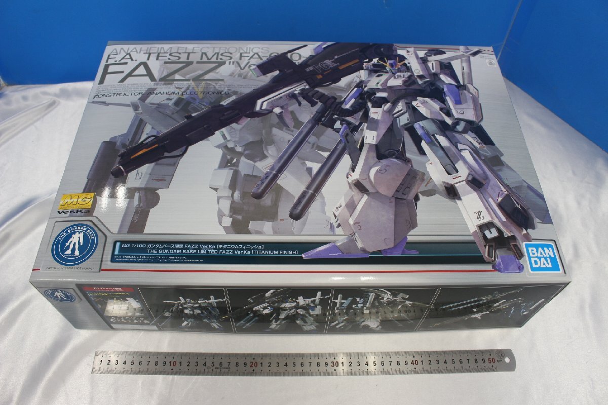 T3534** including in a package un- possible **MG 1/100 Gundam base limitation FAZZ Ver.Ka titanium finish not yet constructed 