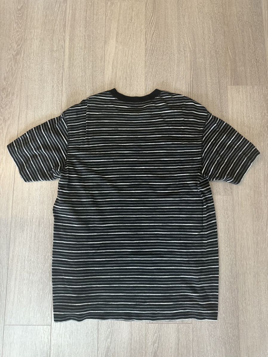 Supreme シュプリーム Tシャツ トップス ブラック ボーダー アーチロゴ 国内正規品 即決半袖Tシャツ _画像4
