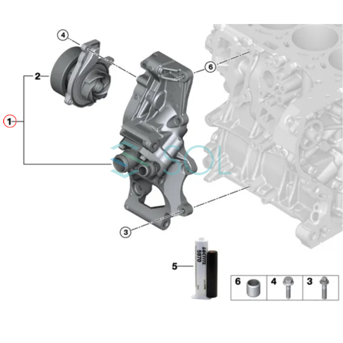 BMW MINI F54 F55 F56 F57 F60 サーモスタット ワン クーパー クーパーS JCW 11518623576 11518601366 出荷締切18時_画像4