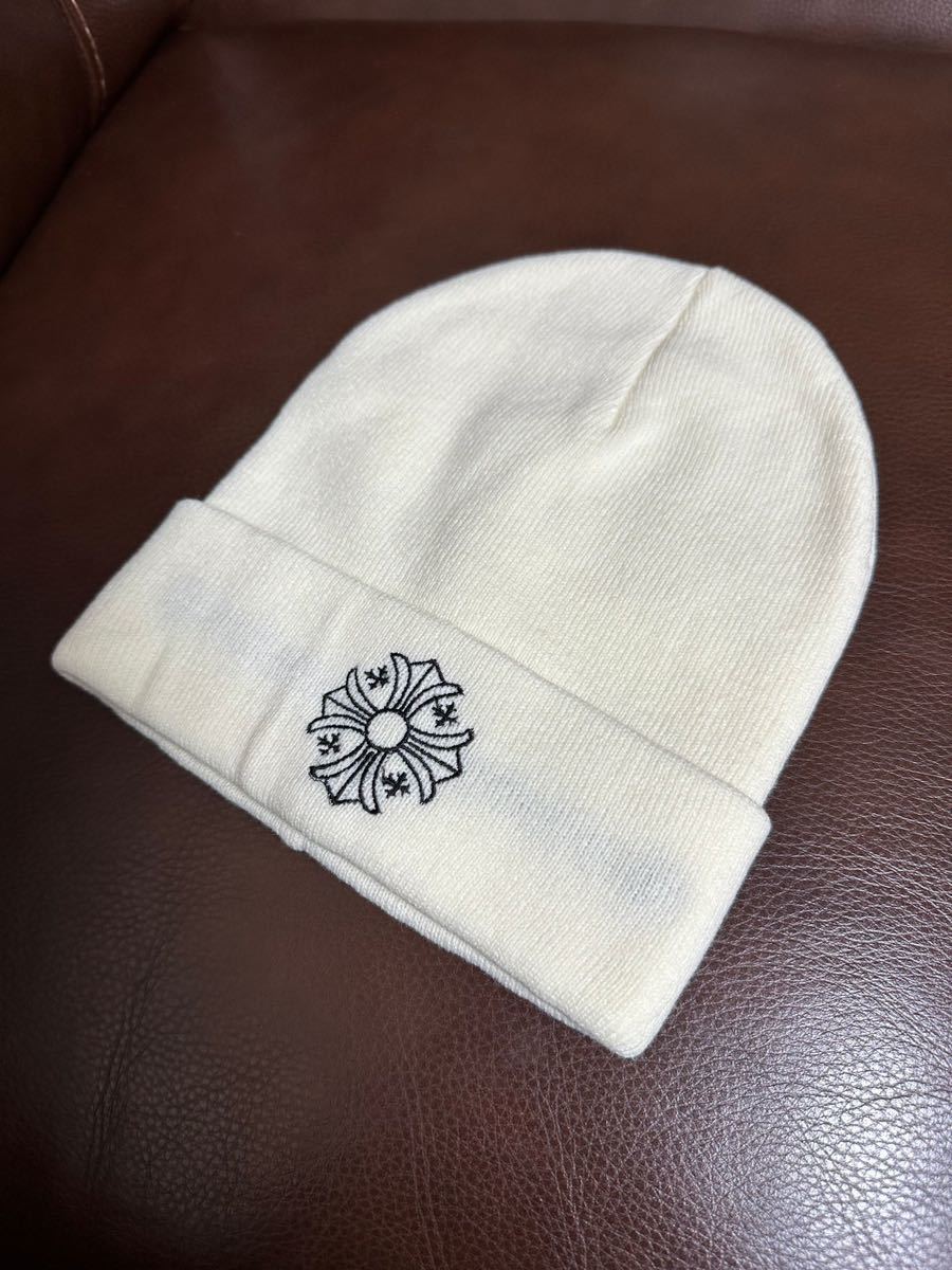未使用 CHROME HEARTS クロムハーツ CHクロス バックロゴ ウール 未使用 CHROME HEARTS クロムハーツ CHクロス バックロゴ ウール