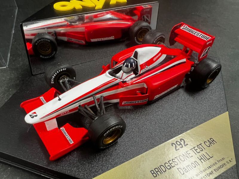 絶版 オニクス ONYX 292 1/43 リジェ JS41 無限 ブリヂストンテストカー デイモン・ヒル 1996の画像9